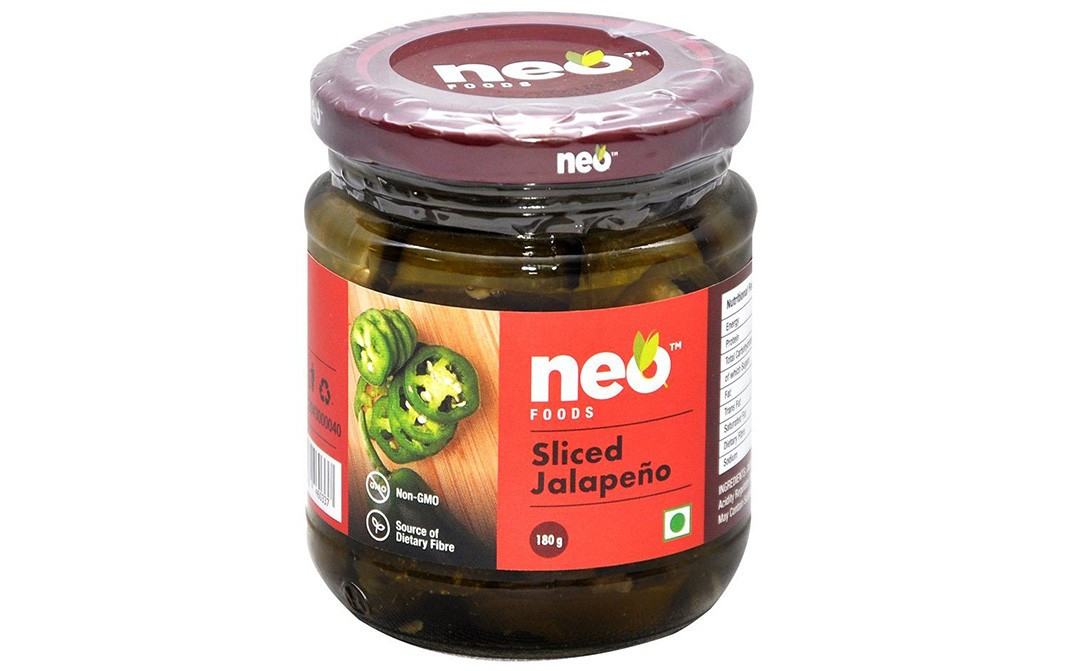 Neo Sliced Jalapeno    Glass Jar  180 grams